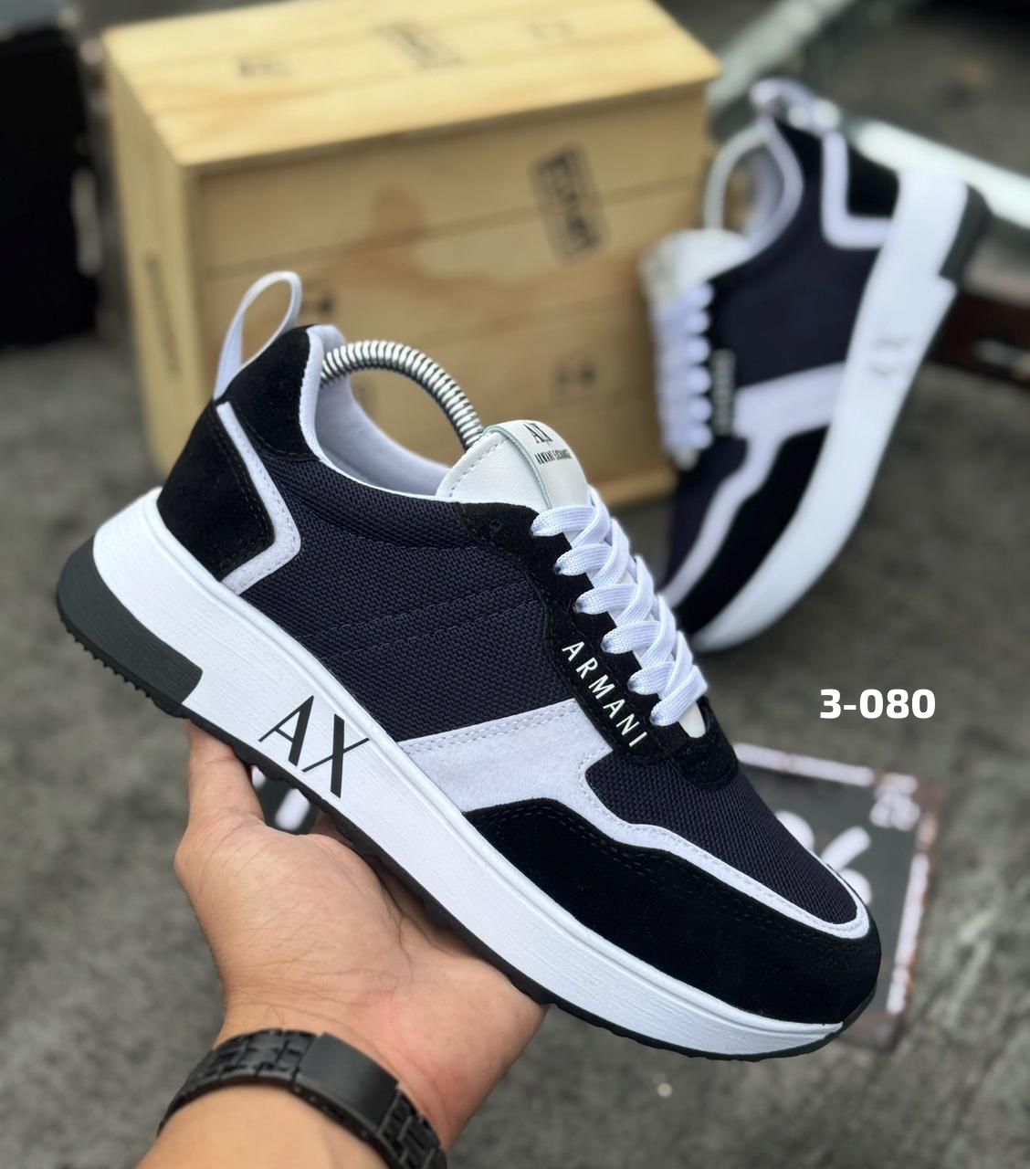 TENIS ZAPATILLAS ARMANI CABALLERO