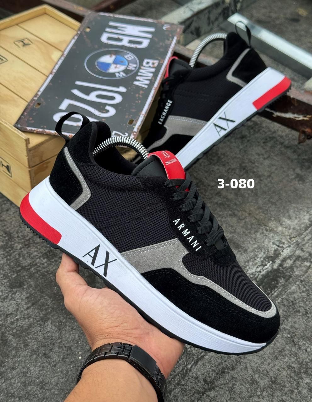TENIS ZAPATILLAS ARMANI CABALLERO
